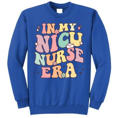 In My Nicu Nurse Era Retro Nurse Appreciation Neonatal Nurse Meaningful Gift Tall Sweatshirt