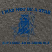 I May Not Be A Star Raccoon Meme – Funny Trash Panda Self-Deprecating Cotton Canvas Backpack