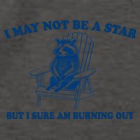 I May Not Be A Star Raccoon Meme – Funny Trash Panda Self-Deprecating Vector Backpack