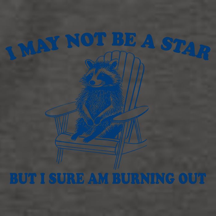 I May Not Be A Star Raccoon Meme – Funny Trash Panda Self-Deprecating Vector Backpack