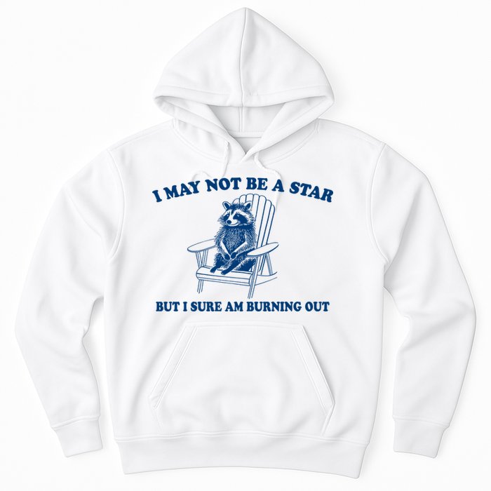 I May Not Be A Star Raccoon Meme – Funny Trash Panda Self-Deprecating Hoodie