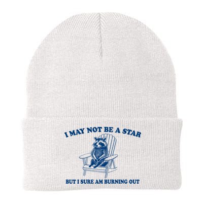 I May Not Be A Star Raccoon Meme – Funny Trash Panda Self-Deprecating Beanie