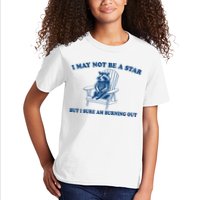 I May Not Be A Star Raccoon Meme – Funny Trash Panda Self-Deprecating Kids T-Shirt