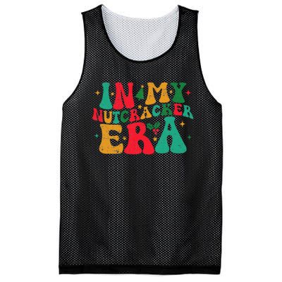 In My Nutcracker Era Groovy Xmas Funny Nutcracker Christmas Mesh Reversible Basketball Jersey Tank