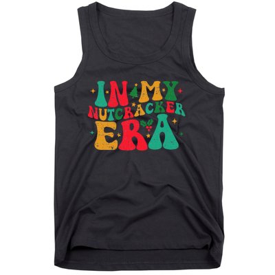 In My Nutcracker Era Groovy Xmas Funny Nutcracker Christmas Tank Top