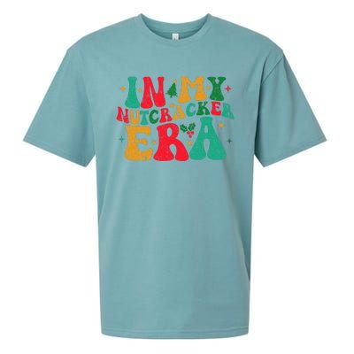 In My Nutcracker Era Groovy Xmas Funny Nutcracker Christmas Sueded Cloud Jersey T-Shirt