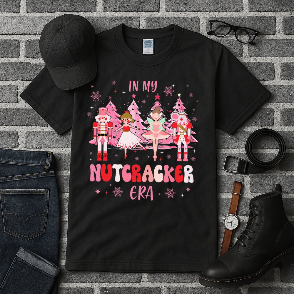In My Nutcracker Era Christmas Nutcracker Ballet Festive Tall T-Shirt