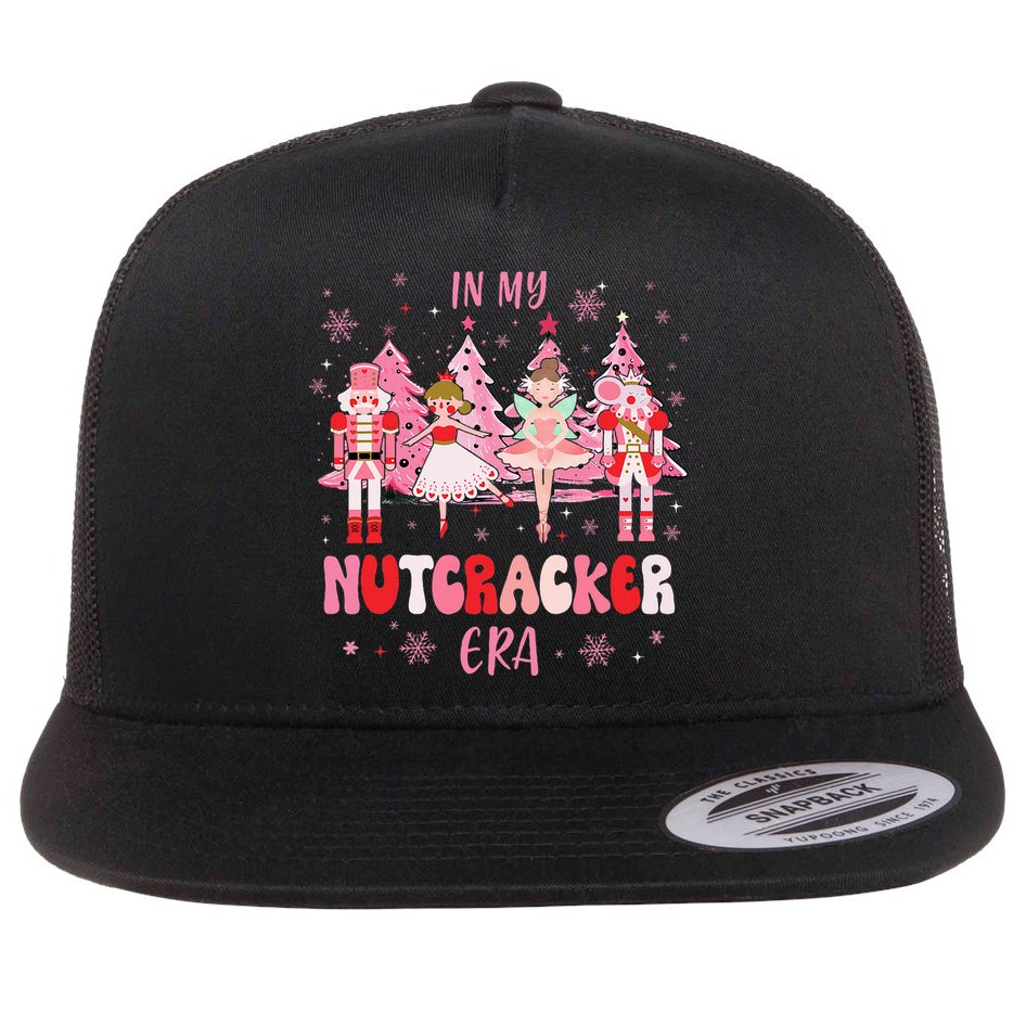 In My Nutcracker Era Christmas Nutcracker Ballet Festive Flat Bill Trucker Hat
