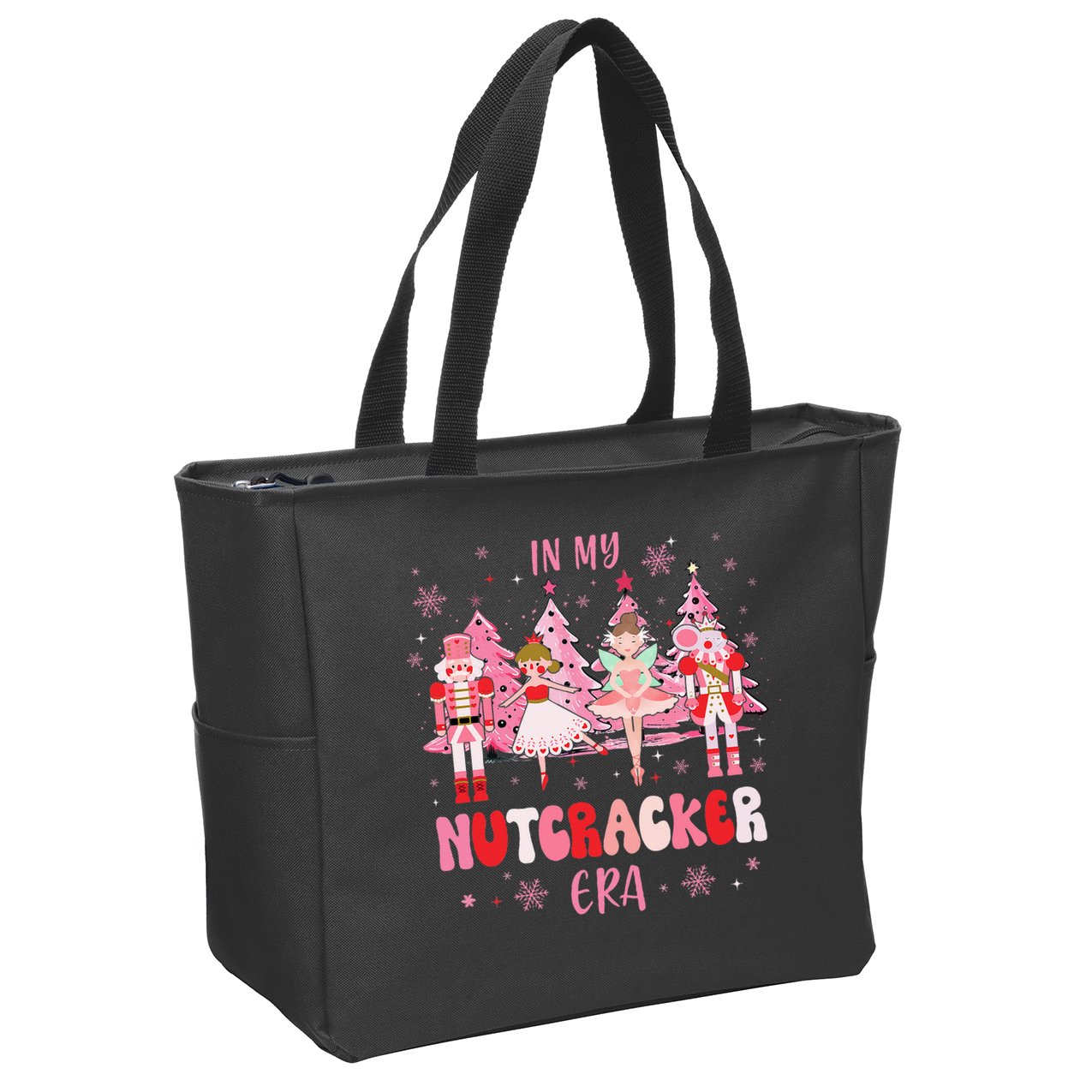 In My Nutcracker Era Christmas Nutcracker Ballet Festive Zip Tote Bag