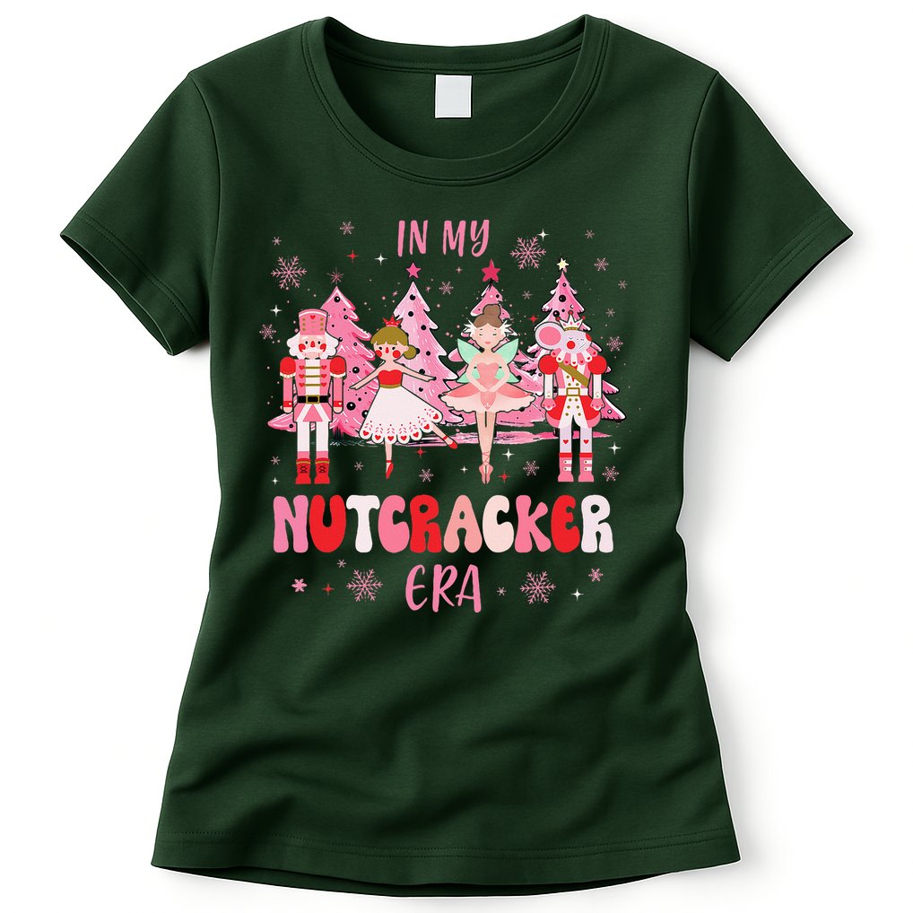 In My Nutcracker Era Christmas Nutcracker Ballet Festive Womens T-Shirt