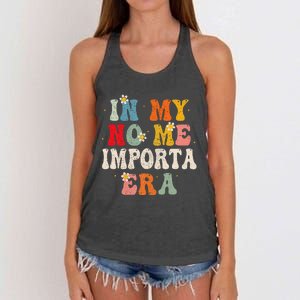 In My No Me Importa Era In My I DonT Care Era In Spanish Women's Knotted Racerback Tank