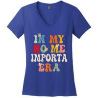 In My No Me Importa Era In My I DonT Care Era In Spanish Women's V-Neck T-Shirt