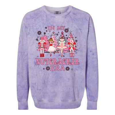 In My Nutcracker Era Christmas Nutcracker Ballet Festive  Colorblast Crewneck Sweatshirt