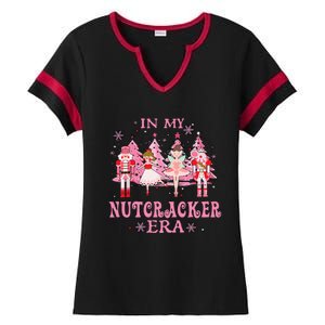 In My Nutcracker Era Christmas Nutcracker Ballet Festive  Ladies Halftime Notch Neck Tee