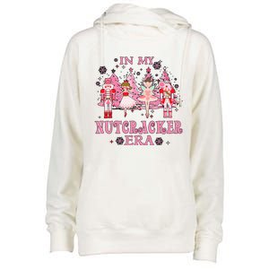 In My Nutcracker Era Christmas Nutcracker Ballet Festive  Womens Funnel Neck Pullover Hood