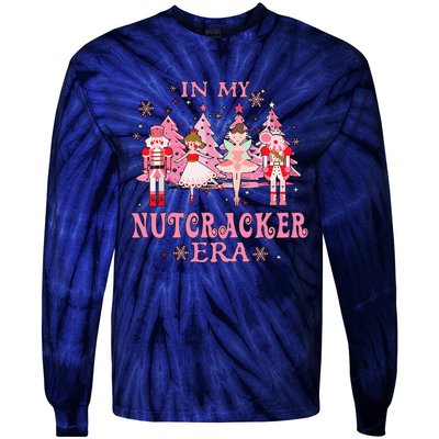 In My Nutcracker Era Christmas Nutcracker Ballet Festive  Tie-Dye Long Sleeve Shirt