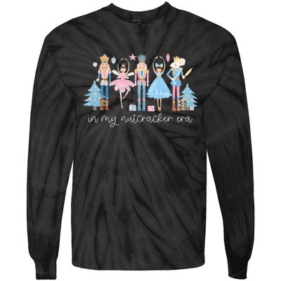 In My Nutcracker Era Christmas Nutcracker Ballet Festive Tie-Dye Long Sleeve Shirt