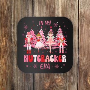 In My Nutcracker Era Christmas Nutcracker Ballet Festive Coaster