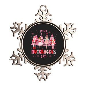 In My Nutcracker Era Christmas Nutcracker Ballet Festive Metallic Star Ornament