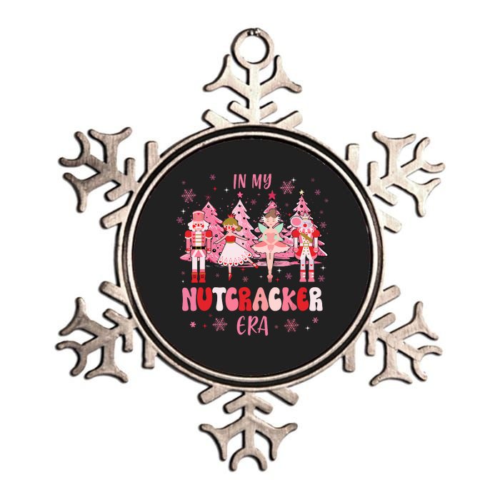 In My Nutcracker Era Christmas Nutcracker Ballet Festive Metallic Star Ornament