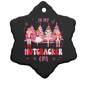 In My Nutcracker Era Christmas Nutcracker Ballet Festive Ceramic Star Ornament