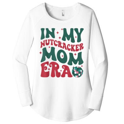 In My Nutcracker Mom Era Christmas Nutcracker Ballet Festive Women's Perfect Tri Tunic Long Sleeve Shirt