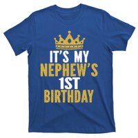 Its My Nephews 1st Birthday 1 Year Old Family Matching Gift T-Shirt