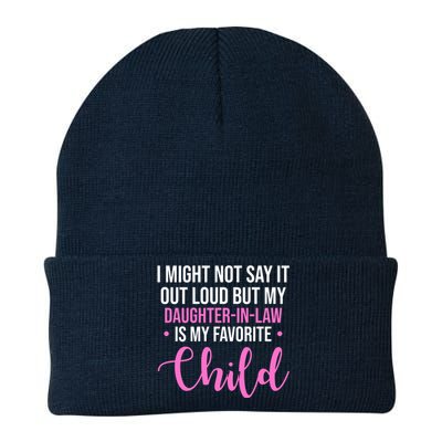 I Might Not Say It Out Loud But My Daughter In Law Is My Favorite Knit Cap Winter Beanie