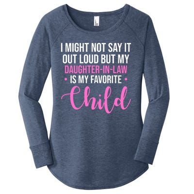 I Might Not Say It Out Loud But My Daughter In Law Is My Favorite Women's Perfect Tri Tunic Long Sleeve Shirt