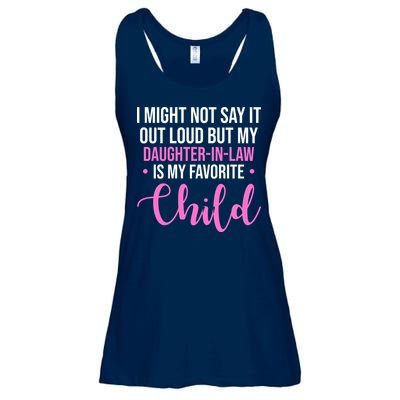 I Might Not Say It Out Loud But My Daughter In Law Is My Favorite Ladies Essential Flowy Tank