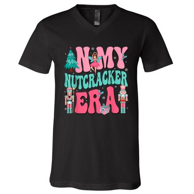 In My Nutcracker Era Nutcracker Squad Christmas 2024 V-Neck T-Shirt