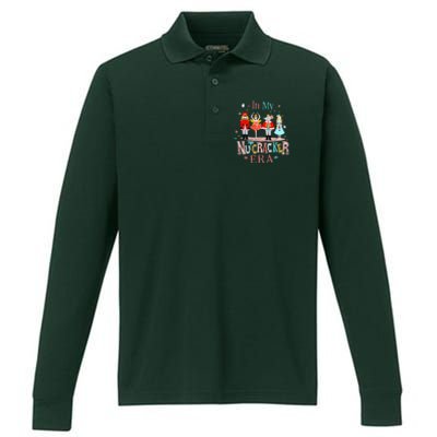 In My Nutcracker Era Christmas Nutcracker Ballet  Performance Long Sleeve Polo