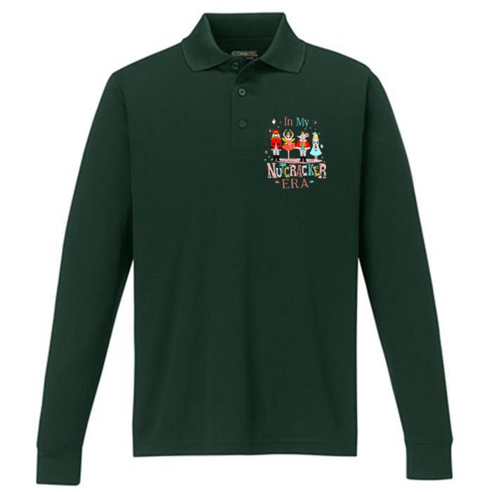 In My Nutcracker Era Christmas Nutcracker Ballet  Performance Long Sleeve Polo