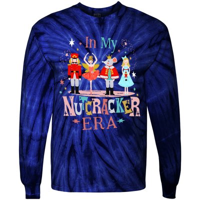 In My Nutcracker Era Christmas Nutcracker Ballet  Tie-Dye Long Sleeve Shirt