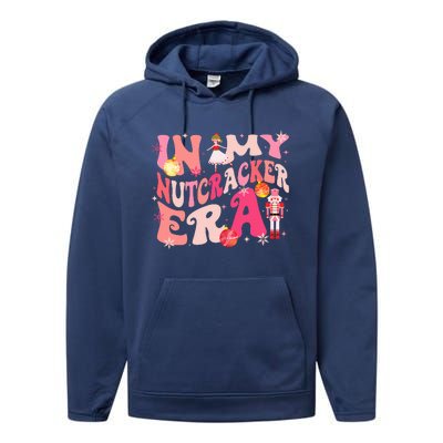 In My Nutcracker Era Xmas Christmas Holiday Retro  Performance Fleece Hoodie