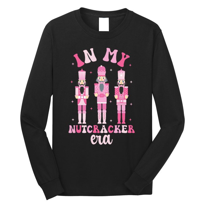 In My Nutcracker Era Groovy Xmasnutcracker Christmas Long Sleeve Shirt