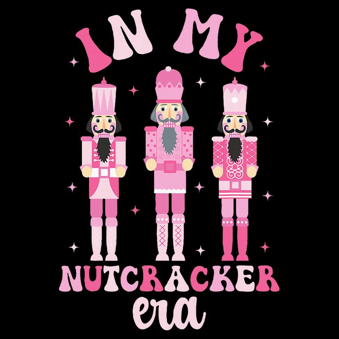 In My Nutcracker Era Groovy Xmasnutcracker Christmas Flat Bill Trucker Hat