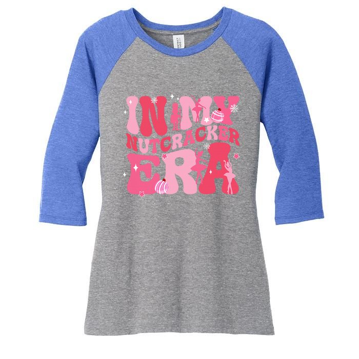 In My Nutcracker Era Christmas Xmas Holiday Family Matching  Women's Tri-Blend 3/4-Sleeve Raglan Shirt