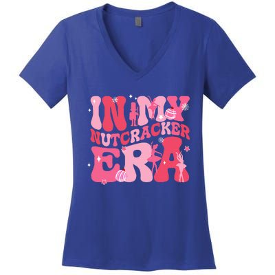 In My Nutcracker Era Christmas Xmas Holiday Family Matching  Women's V-Neck T-Shirt