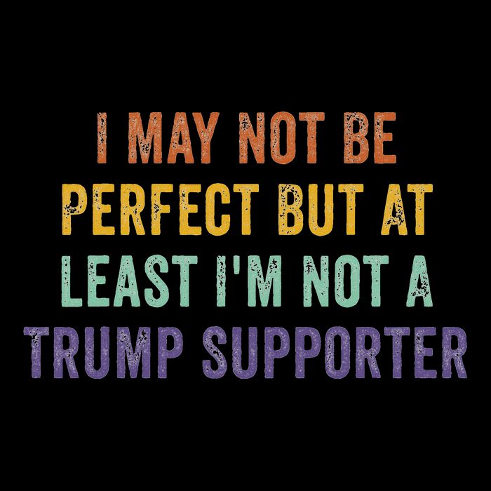 I May Not Be Perfect But At Least IM Not A Trump Supporter Short Acrylic Beanie