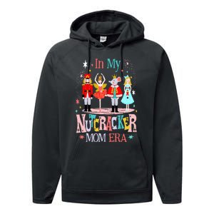 In My Nutcracker Mom Era Christmas Nutcracker Ballet Festive Performance Fleece Hoodie