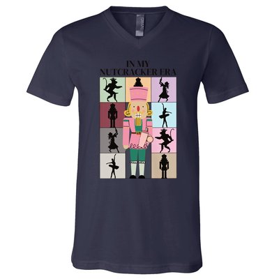 In My Nutcracker Era Nutcracker Ballet Christmas V-Neck T-Shirt