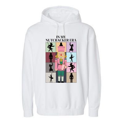 In My Nutcracker Era Nutcracker Ballet Christmas Garment-Dyed Fleece Hoodie