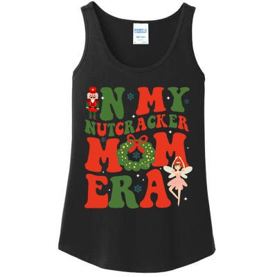 In My Nutcracker Mom Era Christmas Xmas Holiday Groovy Ladies Essential Tank