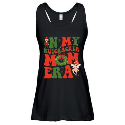 In My Nutcracker Mom Era Christmas Xmas Holiday Groovy Ladies Essential Flowy Tank