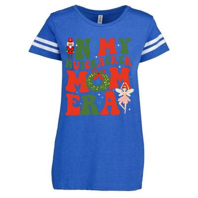 In My Nutcracker Mom Era Christmas Xmas Holiday Groovy Enza Ladies Jersey Football T-Shirt