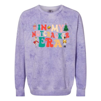 In My Nutcracker Era Christmas Nutcracker Ballet Festive  Colorblast Crewneck Sweatshirt