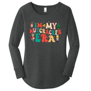 In My Nutcracker Era Christmas Nutcracker Ballet Festive  Women's Perfect Tri Tunic Long Sleeve Shirt