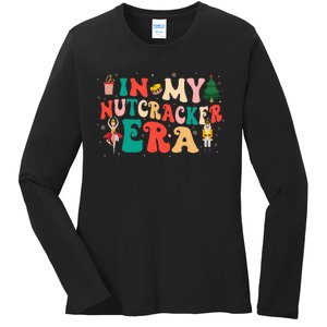 In My Nutcracker Era Christmas Nutcracker Ballet Festive  Ladies Long Sleeve Shirt