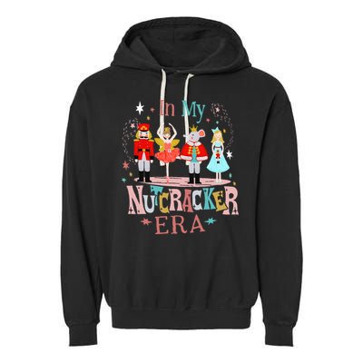 In My Nutcracker Era Christmas Nutcracker Ballet  Garment-Dyed Fleece Hoodie